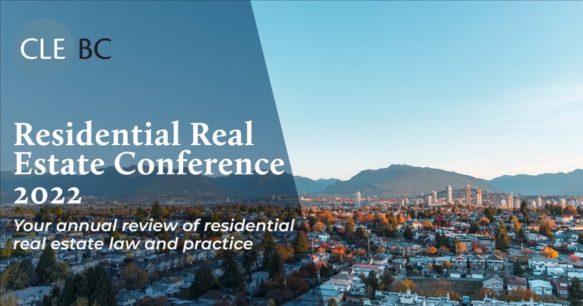 15th Annual Residential Real Estate Conference 2022